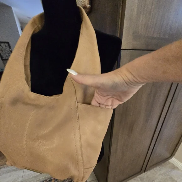 Lucky Brand Tan Hobo Bag - Picture 2 of 3